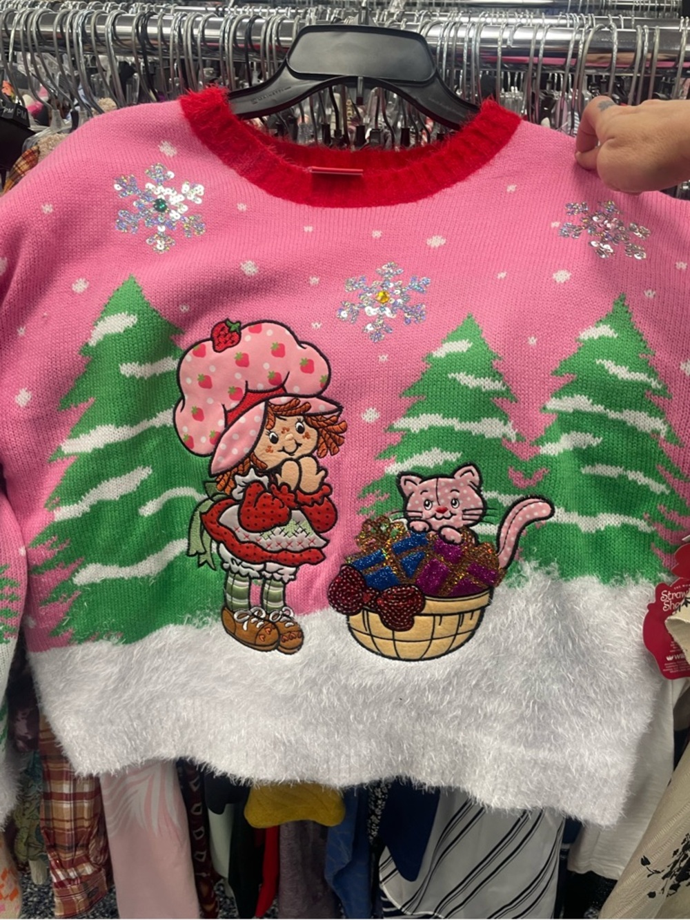 Strawberry shortcake Christmas sweater with original  tags